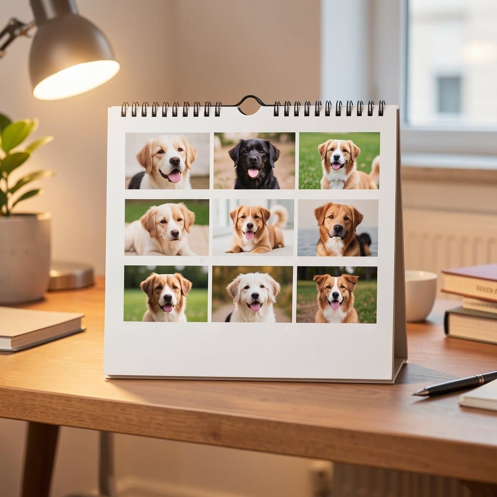Custom Pet Photo Calendar